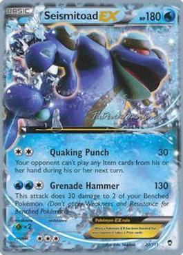 Seismitoad EX (20/111) (Punches 'n' Bites - Patrick Martinez) [World Championships 2015]