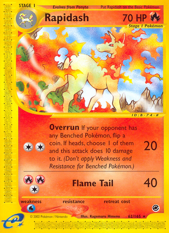 Rapidash (62/165) [Expedition: Base Set]