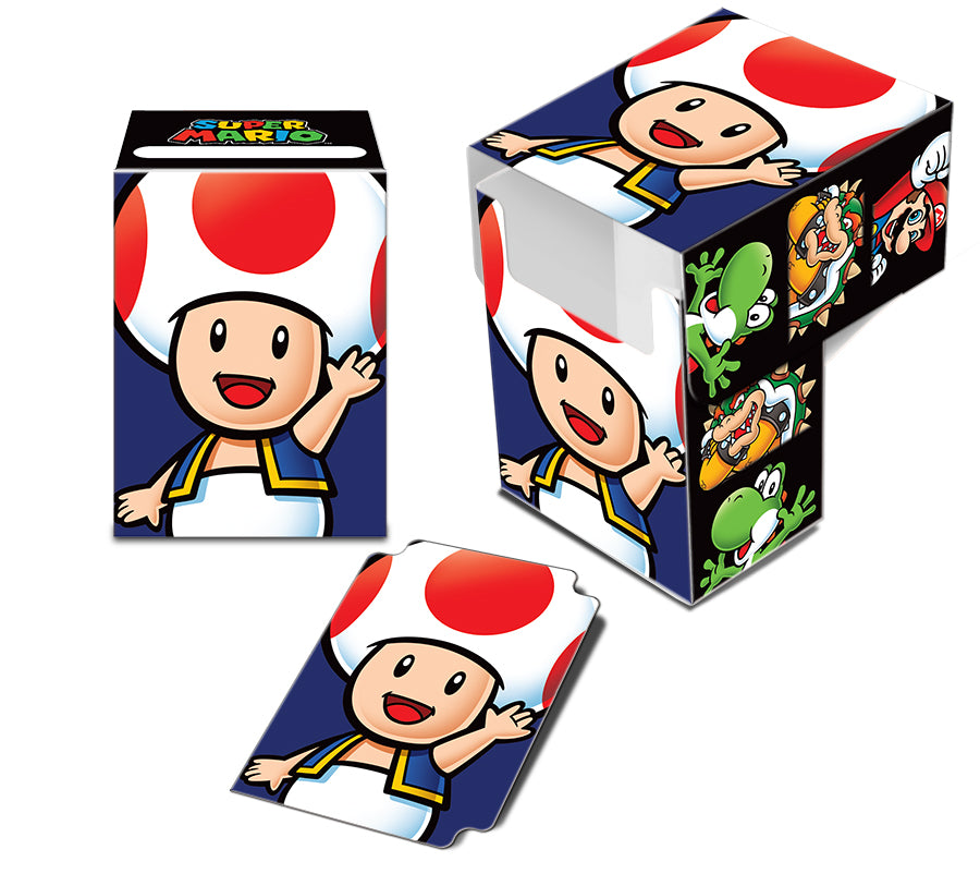 Ultra PRO: Deck Box - Full-View (Super Mario - Toad)