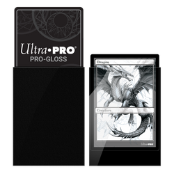 Ultra PRO: Standard 100ct Sleeves - PRO-Gloss (Black)