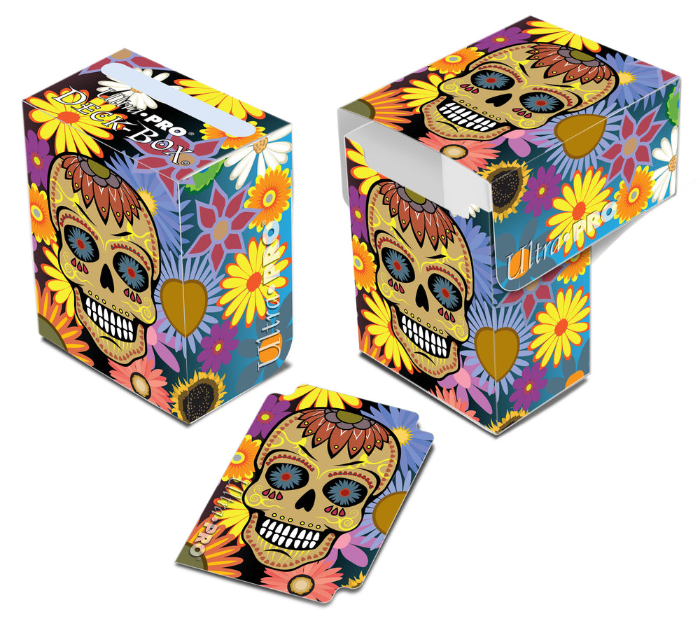 Ultra PRO: Deck Box - Dia De Los Muertos (Yellow Skull)