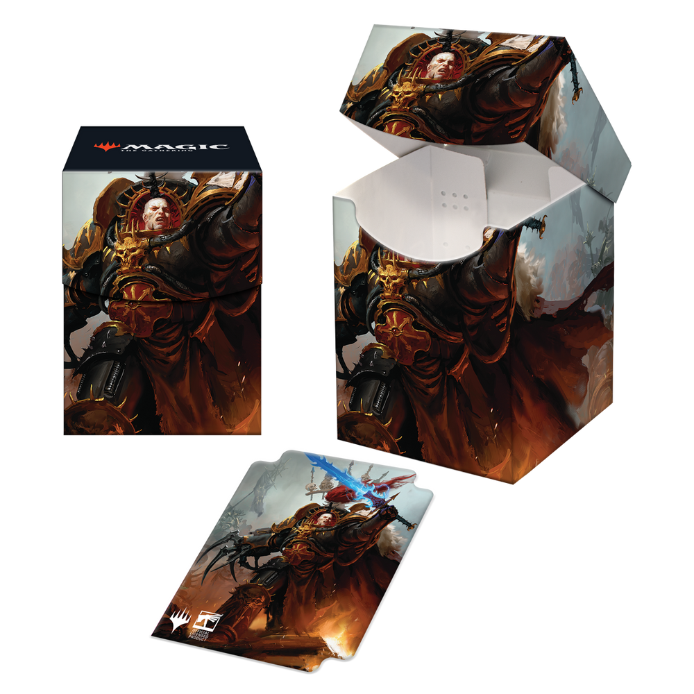 Ultra PRO: 100+ Deck Box - Warhammer 40k Commander Deck (Abaddon the Despoiler)