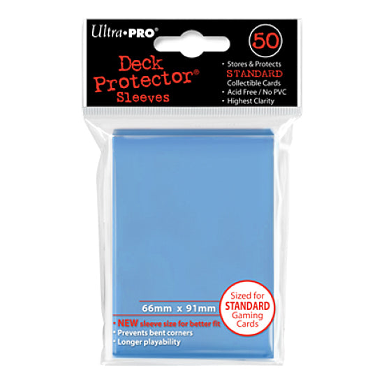 Ultra PRO: Standard 50ct Sleeves - PRO-Gloss (Light Blue - Old Packaging)