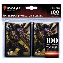 Ultra PRO: Standard 100ct Sleeves - Warhammer 40k Commander Deck (The Swarmlord)