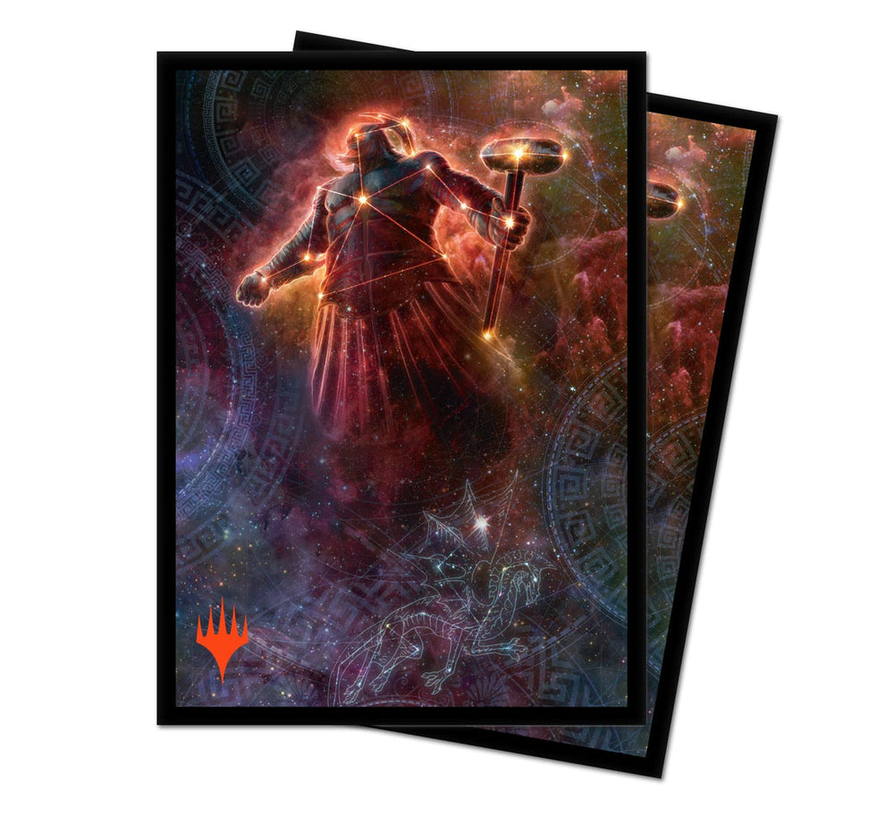 Ultra PRO: Standard 100ct Sleeves - Theros Beyond Death (Purphoros, Bronze-Blooded Alternate Art)