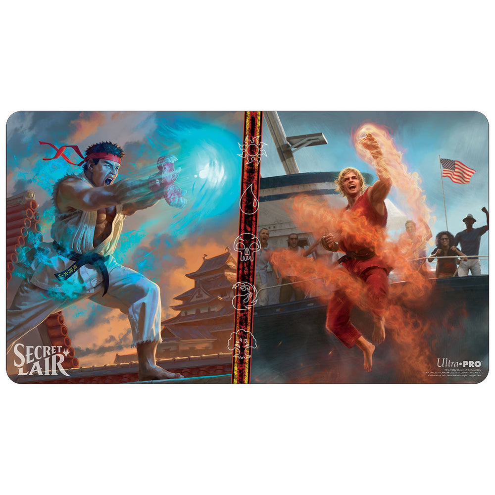 Ultra PRO: Playmat - Secret Lair (Ryu, World Warrior & Ken, Burning Brawler)