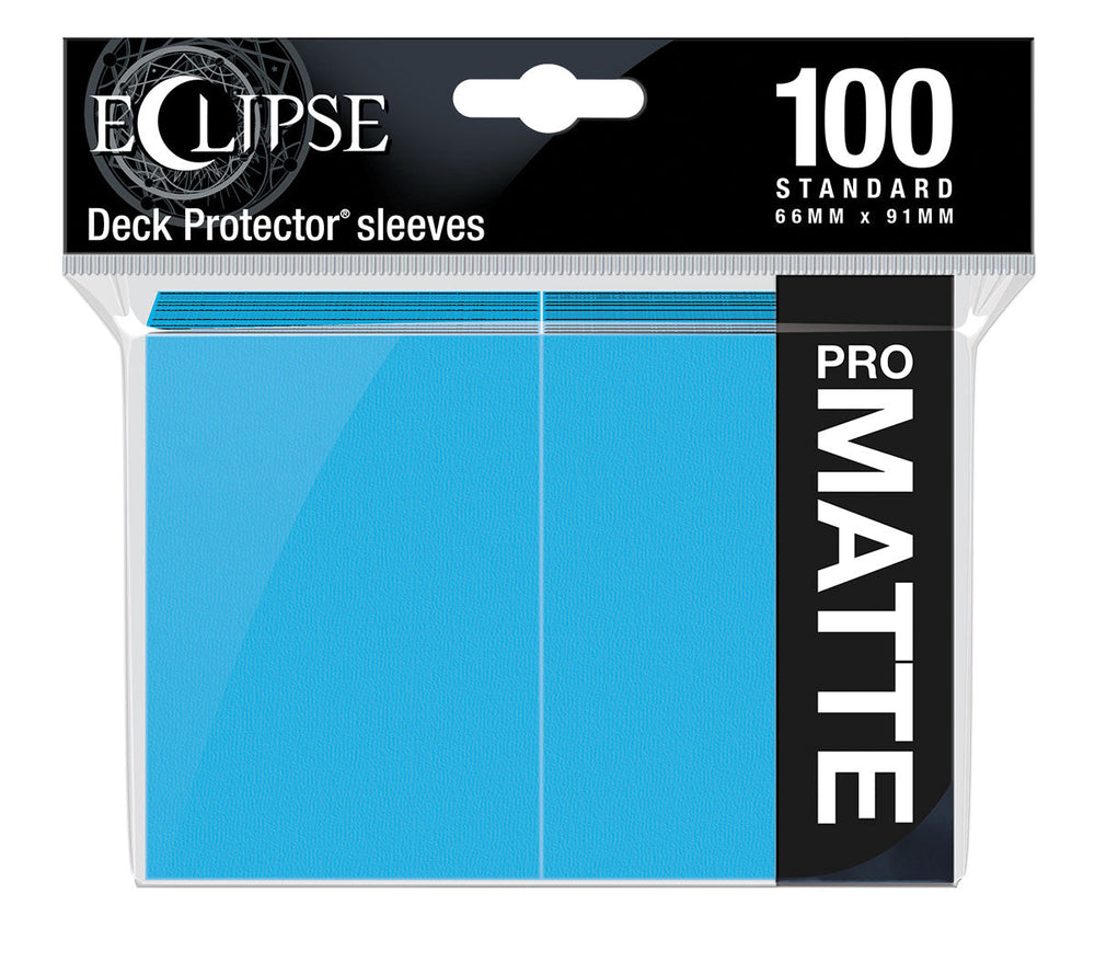 Ultra PRO: Standard 100ct PRO-Matte Sleeves - Eclipse (Sky Blue)