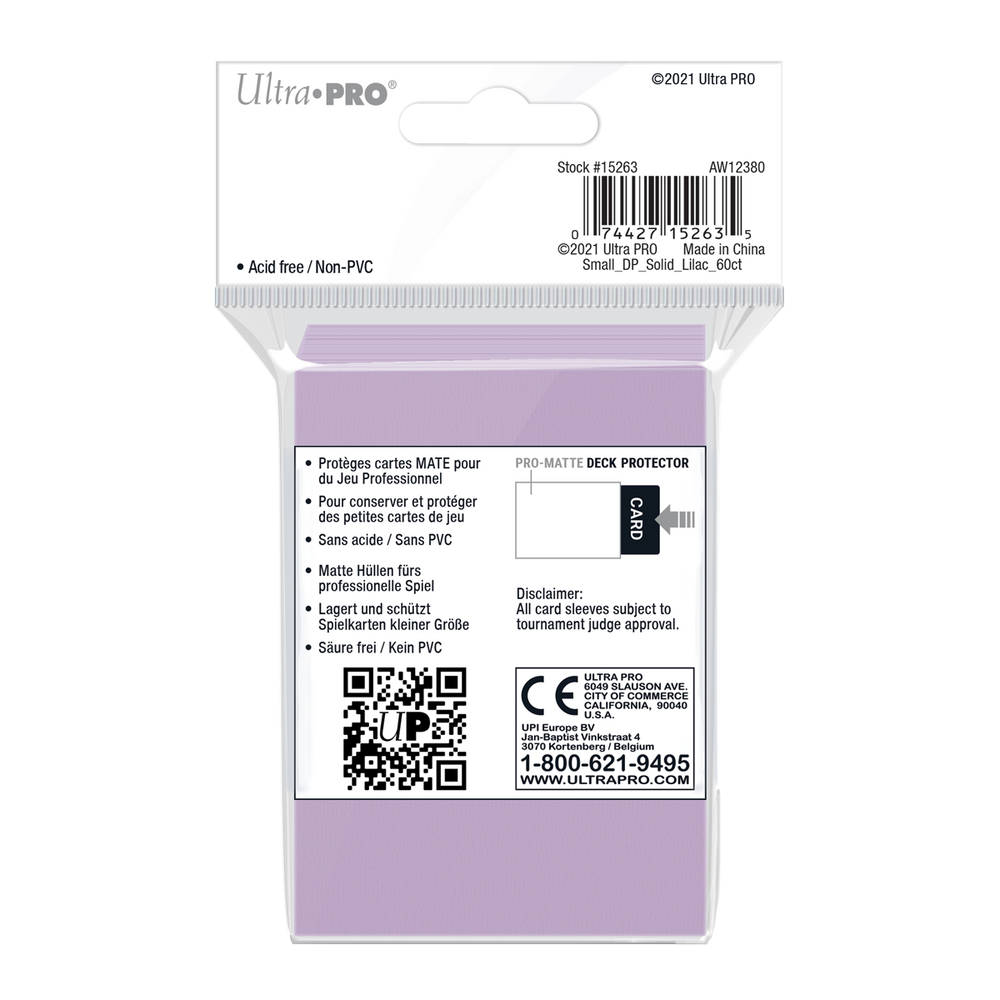 Ultra PRO: Small 60ct Sleeves - PRO-Matte (Lilac)