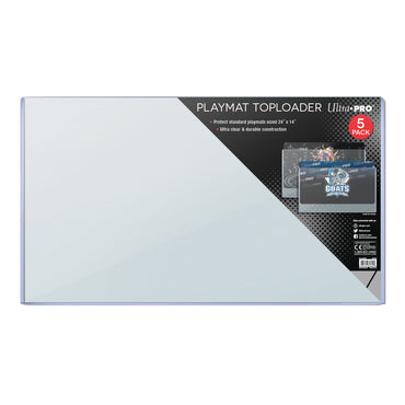 Ultra PRO: Toploader - 24" x 13.5" (5ct - Playmat Toploader)