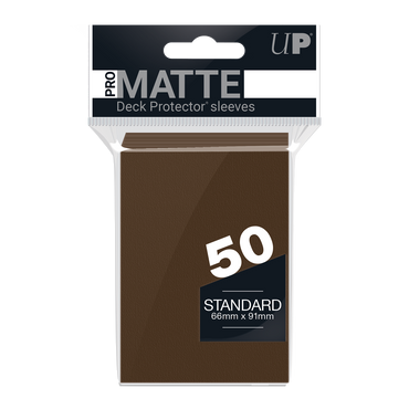 Ultra PRO: Standard 50ct Sleeves - PRO-Matte (Brown)