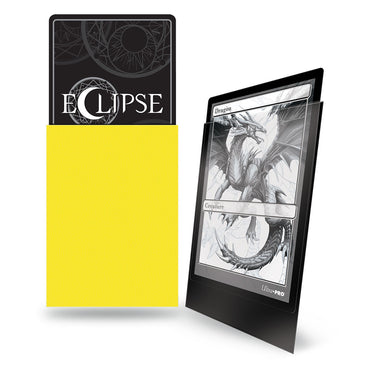 Ultra PRO: Standard 100ct PRO-Matte Sleeves - Eclipse (Lemon Yellow) (Classic)