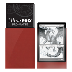 Ultra PRO: Standard 100ct Sleeves - PRO-Matte (Red)