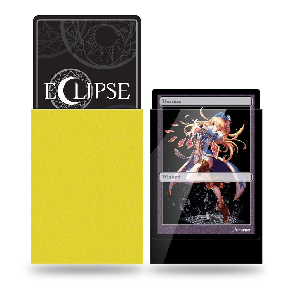 Ultra PRO: Small 60ct Sleeves - Eclipse Gloss (Lemon Yellow)