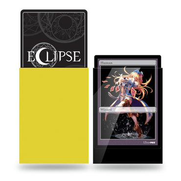 Ultra PRO: Small 60ct Sleeves - Eclipse Gloss (Lemon Yellow)