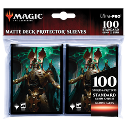 Ultra PRO: Standard 100ct Sleeves - Warhammer 40k Commander Deck (Szarekh, the Silent King)