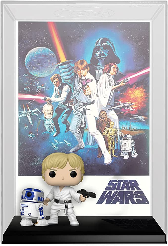 Funko Pop! Movie Poster: Star Wars: A New Hope - Luke Skywalker with R2-D2