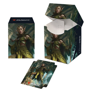 Ultra PRO: Deck Box - PRO 100+ (Zendikar Rising - Nissa of Shadowed Boughs)