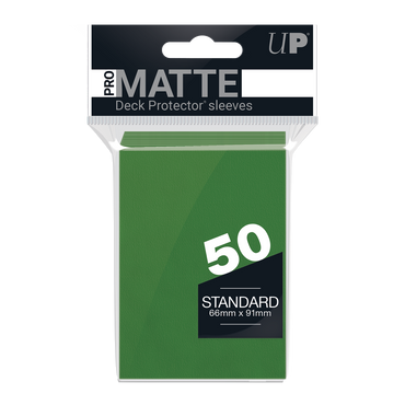 Ultra PRO: Standard 50ct Sleeves - PRO-Matte (Green)