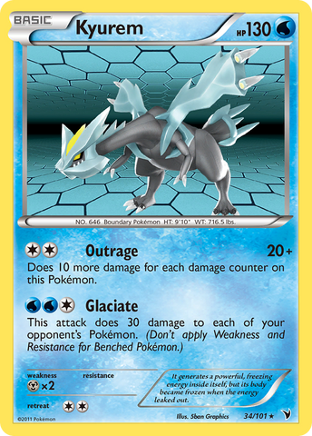 Kyurem (34/101) [Black & White: Noble Victories]