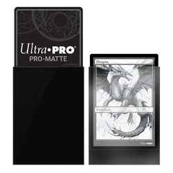 Ultra PRO: Standard 100ct Sleeves - PRO-Matte (Black)