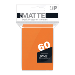 Ultra PRO: Small 60ct Sleeves - PRO-Matte (Orange)