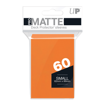 Ultra PRO: Small 60ct Sleeves - PRO-Matte (Orange)