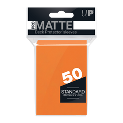 Ultra PRO: Standard 50ct Sleeves - PRO-Matte (Orange)