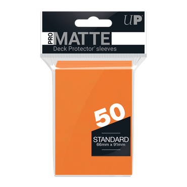 Ultra PRO: Standard 50ct Sleeves - PRO-Matte (Orange)