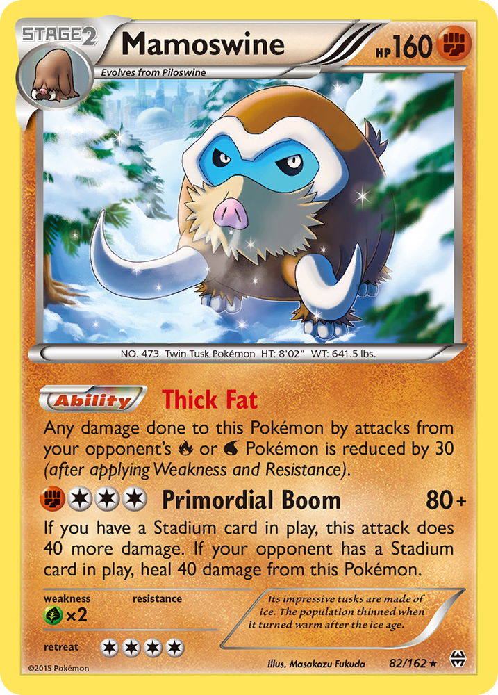 Mamoswine (82/162) [XY: BREAKthrough]