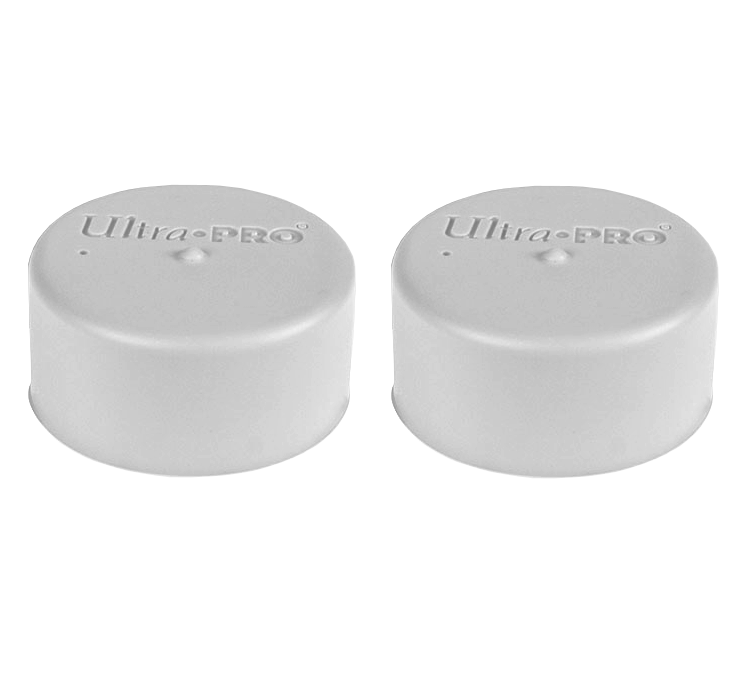 Ultra PRO: Playmat Tube Caps - Standard White (2-Pack)