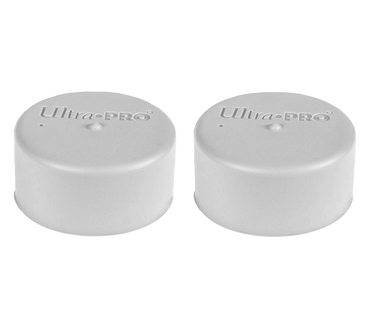 Ultra PRO: Playmat Tube Caps - Standard White (2-Pack)