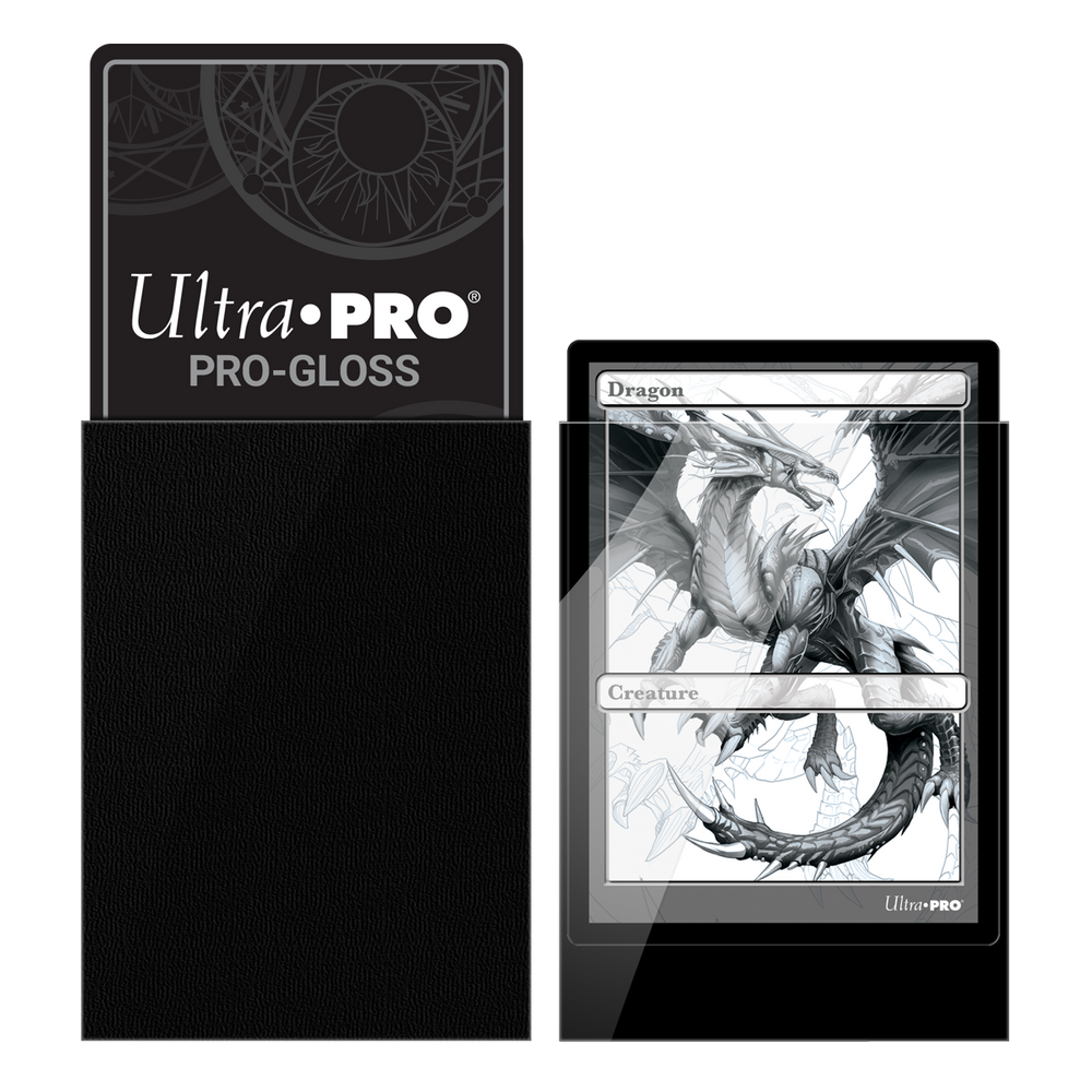 Ultra PRO: Standard 50ct Sleeves - PRO-Gloss (Black)