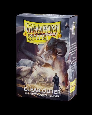 Dragon Shield: 100ct Outer Sleeves - Clear Matte (Standard)