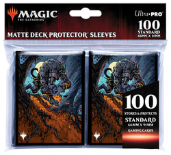 Ultra PRO: Standard 100ct Sleeves - Innistrad Midnight Hunt (Moonrage Brute)