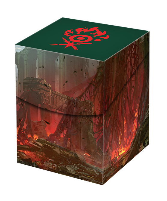 Ultra PRO: Deck Box - PRO 100+ (Guilds of Ravnica - Gruul Clans)