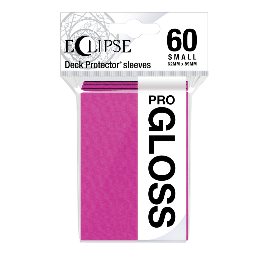 Ultra PRO: Small 60ct Sleeves - Eclipse Gloss (Hot Pink)