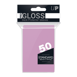 Ultra PRO: Standard 50ct Sleeves - PRO-Gloss (Bright Pink)