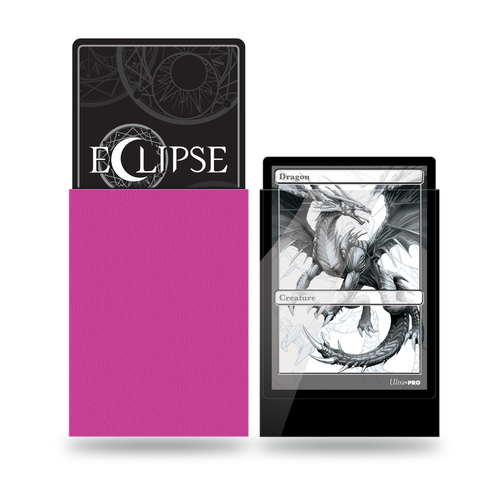 Ultra PRO: Standard 100ct Sleeves - Eclipse Gloss (Hot Pink)