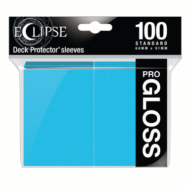 Ultra PRO: Standard 100ct Sleeves - Eclipse Gloss (Sky Blue)