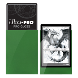 Ultra PRO: Standard 100ct Sleeves - PRO-Gloss (Green)