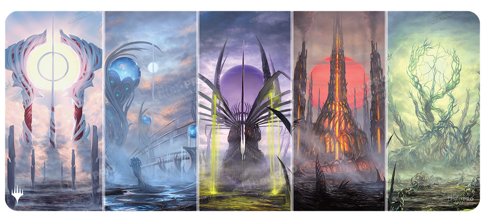 Ultra PRO: Playmat - Phyrexia All Will Be One (6ft Table) (Basic Land Tableaux)