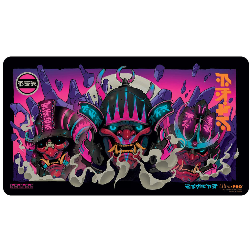 Ultra PRO: Stitched Playmat - Kamigawa Neon Dynasty (Black)