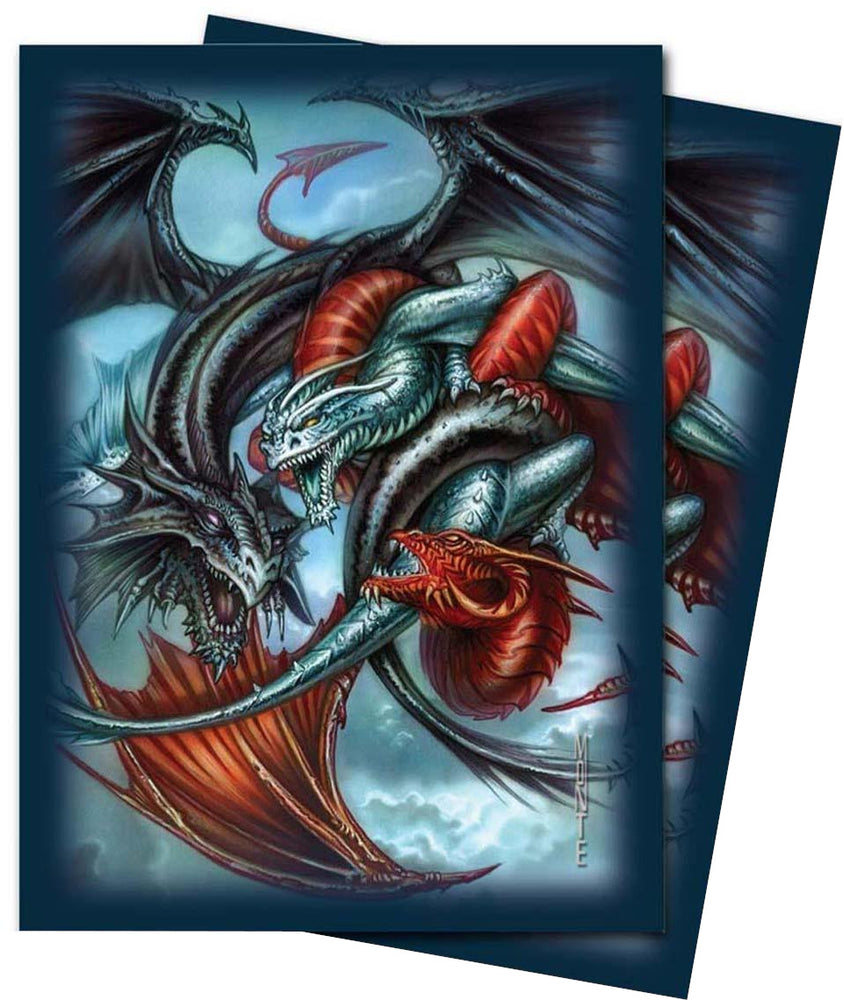 Ultra PRO: Small 60ct Sleeves - Monte Moore (Multi-Color Trinity Dragon)