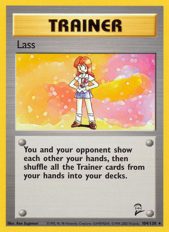 Lass (104/130) [Base Set 2]