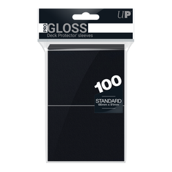 Ultra PRO: Standard 100ct Sleeves - PRO-Gloss (Black)