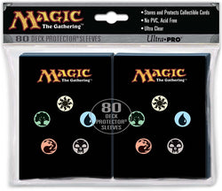 Ultra PRO: Standard 80ct Sleeves - Mana (Mana Symbols)