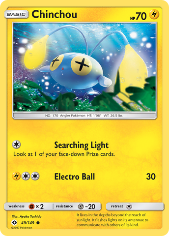 Chinchou (49/149) [Sun & Moon: Base Set]