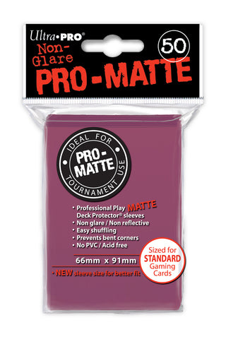 Ultra PRO: Standard 50ct PRO-Matte Sleeves (Blackberry)