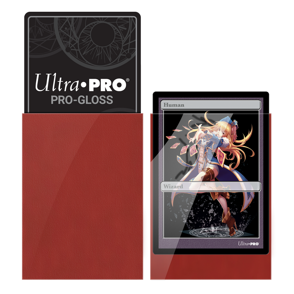 Ultra PRO: Small 60ct Sleeves - PRO-Gloss (Red)