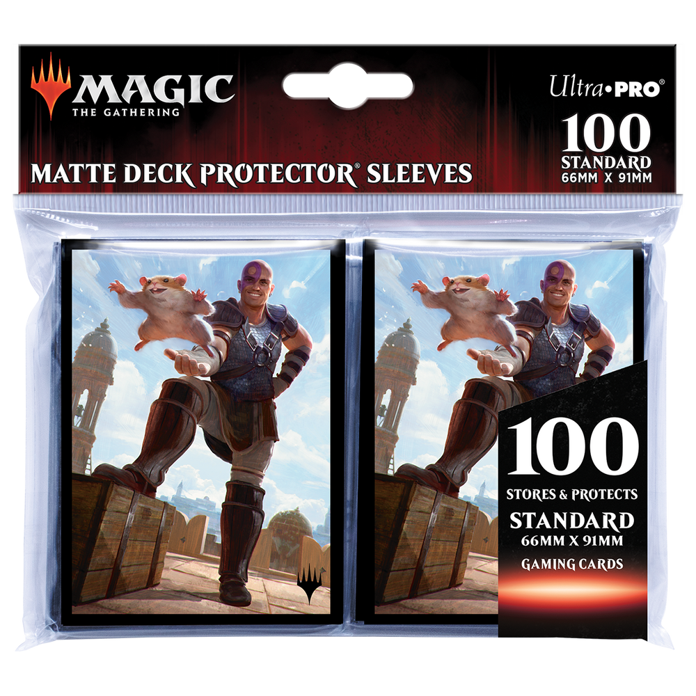 Ultra PRO: Standard 100ct Sleeves - Commander Legends Battle for Baldur's Gate (Minsc & Boo, Timeless Heroes)